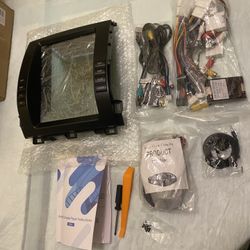 Vertical Radio for Toyota Prado Lexus GX-2009, [2G+64G] 9.7 inch Android 13 Touch Screen Car Stereo, Carplay/Android Auto/Hi-Fi/1080P/SWC/Blue