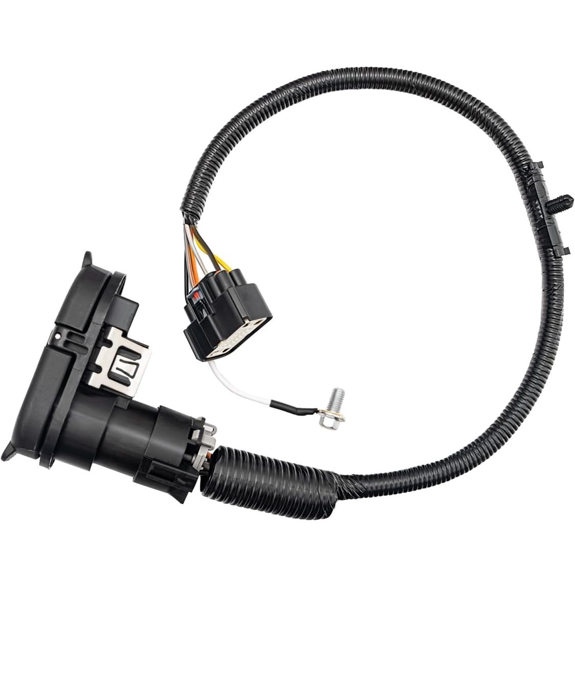 Trailer Tow Hitch Wiring Connector Harness for 2009-2014 Ford F-150, Automatic Transmissions, Without Reverse Proximity Sensors, Replace 9L3Z-15A416-A