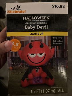 Halloween Baby Devil Inflatable