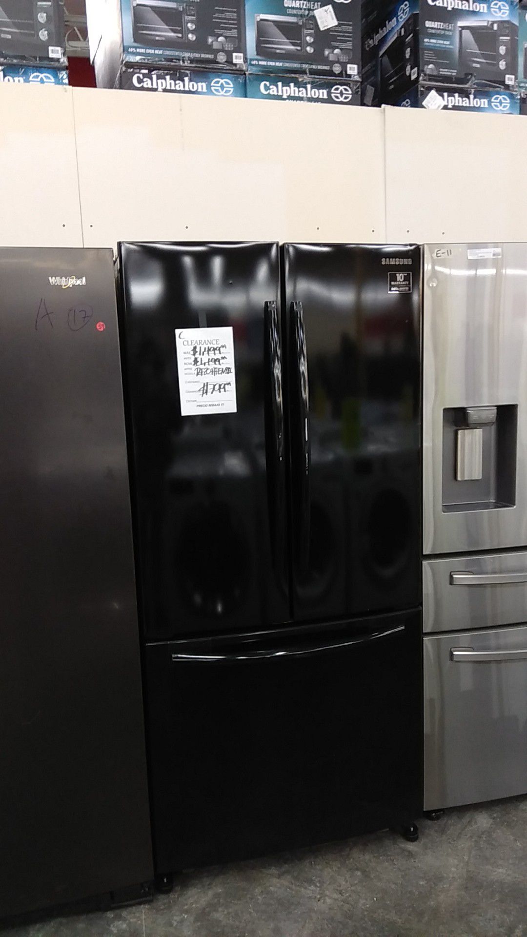 Samsung black french door refrigerator