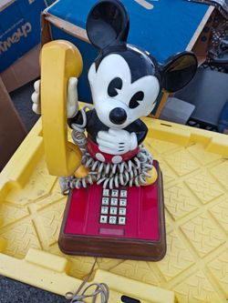 Vintage Mickey Mouse Touchtone Telephone