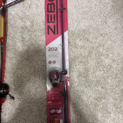 Zebco 202 Spincast Reel and Fishing Rod Combo , 5'6 , 2-Piece Fishing