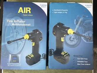 Set of 2, AIR Digital Inflator CA1503 Air Pump Portable Tire Inflator , 7.9 Bar 115 Psi