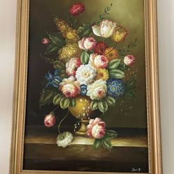 Antique Tableu Picture