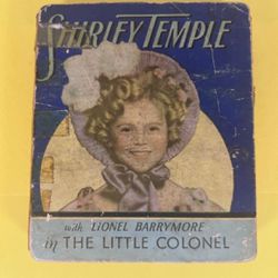 Vintage 102 Year Old Shirley Temple With Lionel Barrymore In The Little Colonel Book