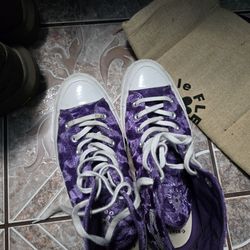 Golf Le Fleur Purple Converse 9 1/2