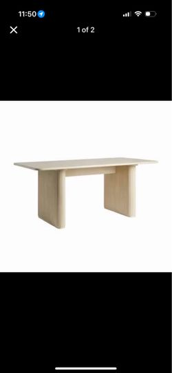 Large heavy modern table gorgeous piece