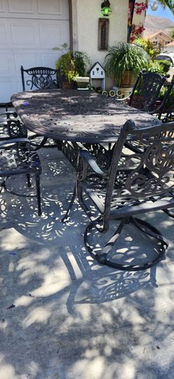 7 pieces patio dining set