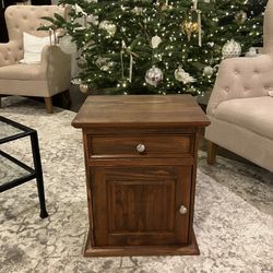 Beautiful Walnut Finished Night Stand