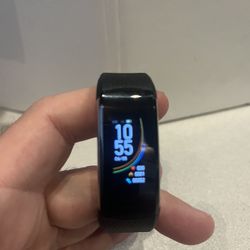 C6T Smart Bracelet Steps Blood Pressure Heart Rate Monitoring Bluetooth Waterproof-Black  