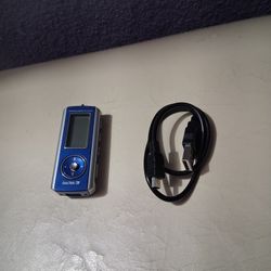 SanDisk SDMX1-512R v2 Digital Audio MP3 Player FM Radio Voice Recorder Blue Work