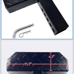 Hitch Step for 2 Inch Receiver - Rust Free Powder Coated Steel Construction - Hitch Mount Bump Step for RV, SUV, Truck, Flatbed Camper - Inc