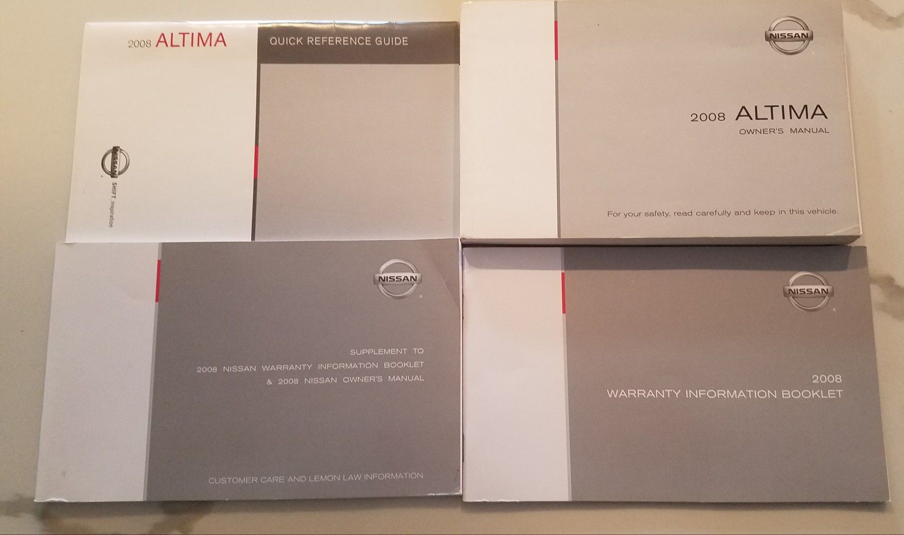 Free 2008 Nissan Altima Owners Manual