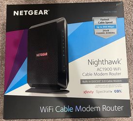 NIGHTHAWK WIFI CABLE MODEM ROUTER 