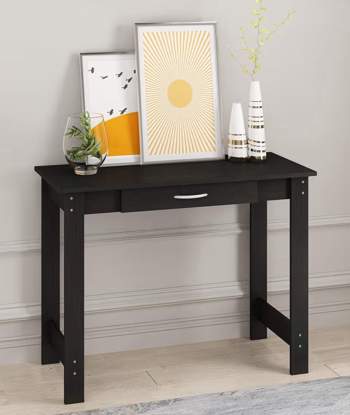 Brand New In Box Black Study Laptop Computer Desk With Drawer