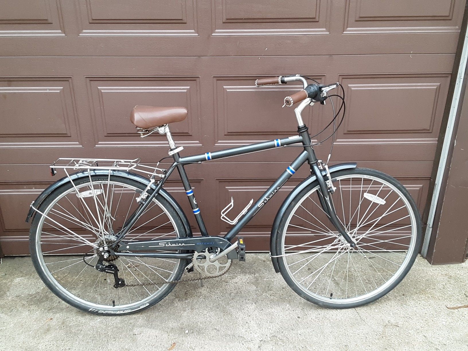 Schwinn 7 speed road bike bicycle hybrid commuter 55 cm