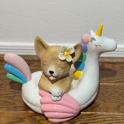 Viral Puppy in Unicorn Swim Float Decor HomeGoods/TJ Maxx