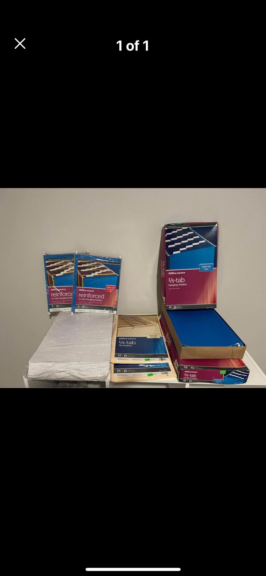 Printer Paper & File Folders Bundle