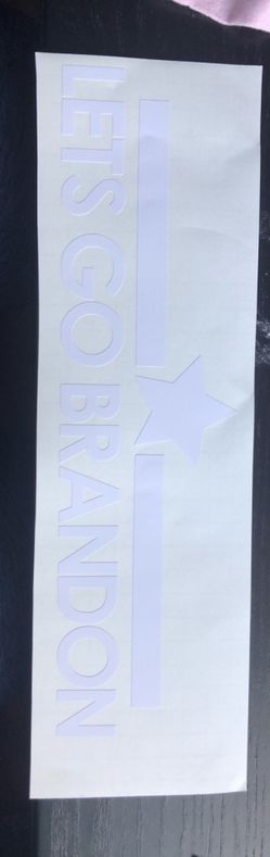 Lets Go Brandon Car Decal 