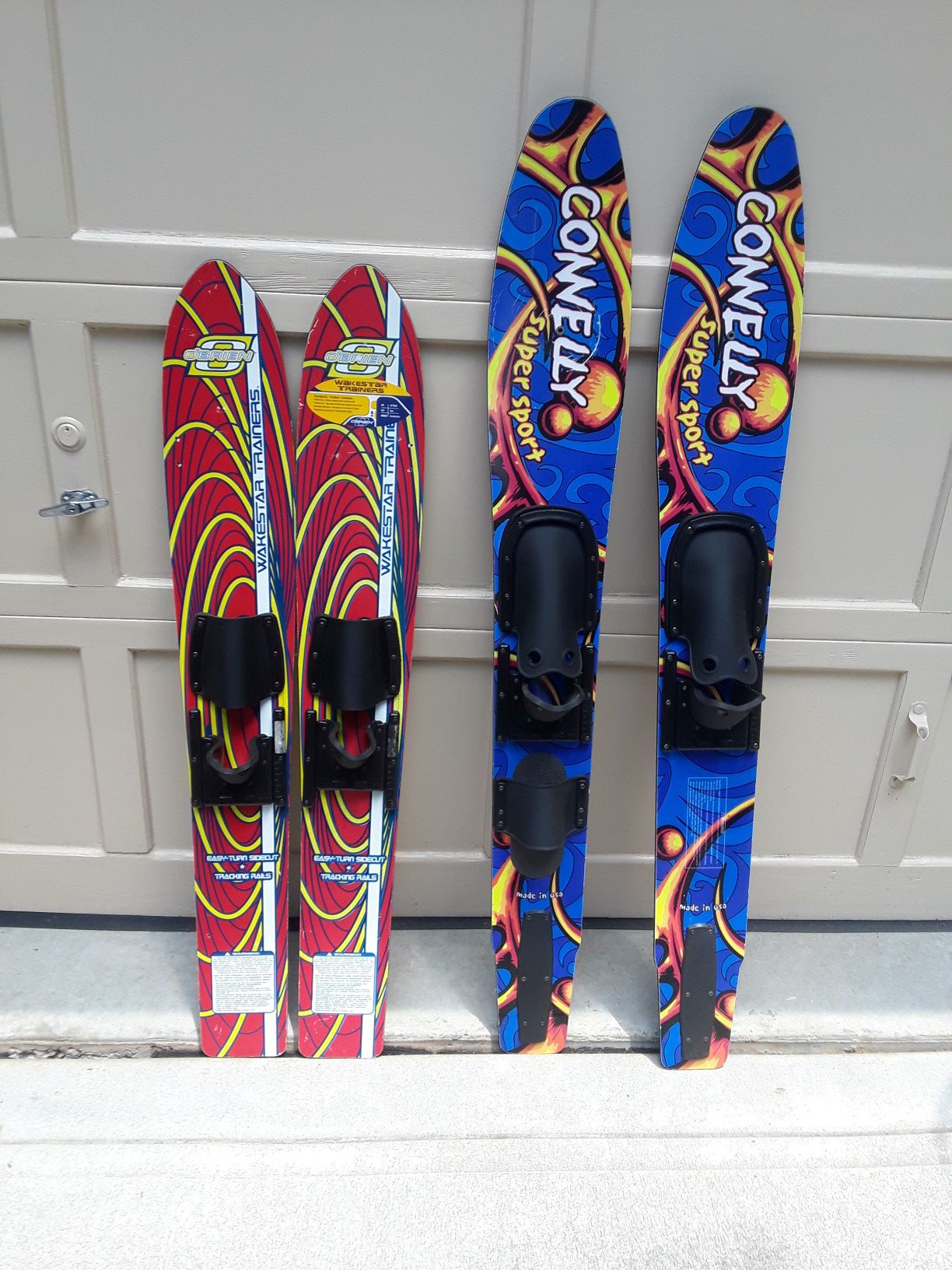 O'Brien & Connelly's training water skis
