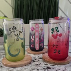 🥤🧊 glass with color effect changes with cold