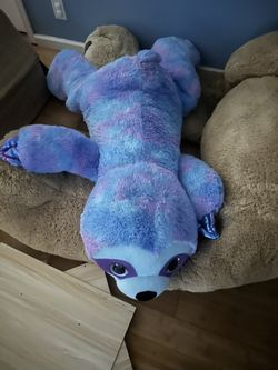Laying Down - Purple And Blue Sloth 