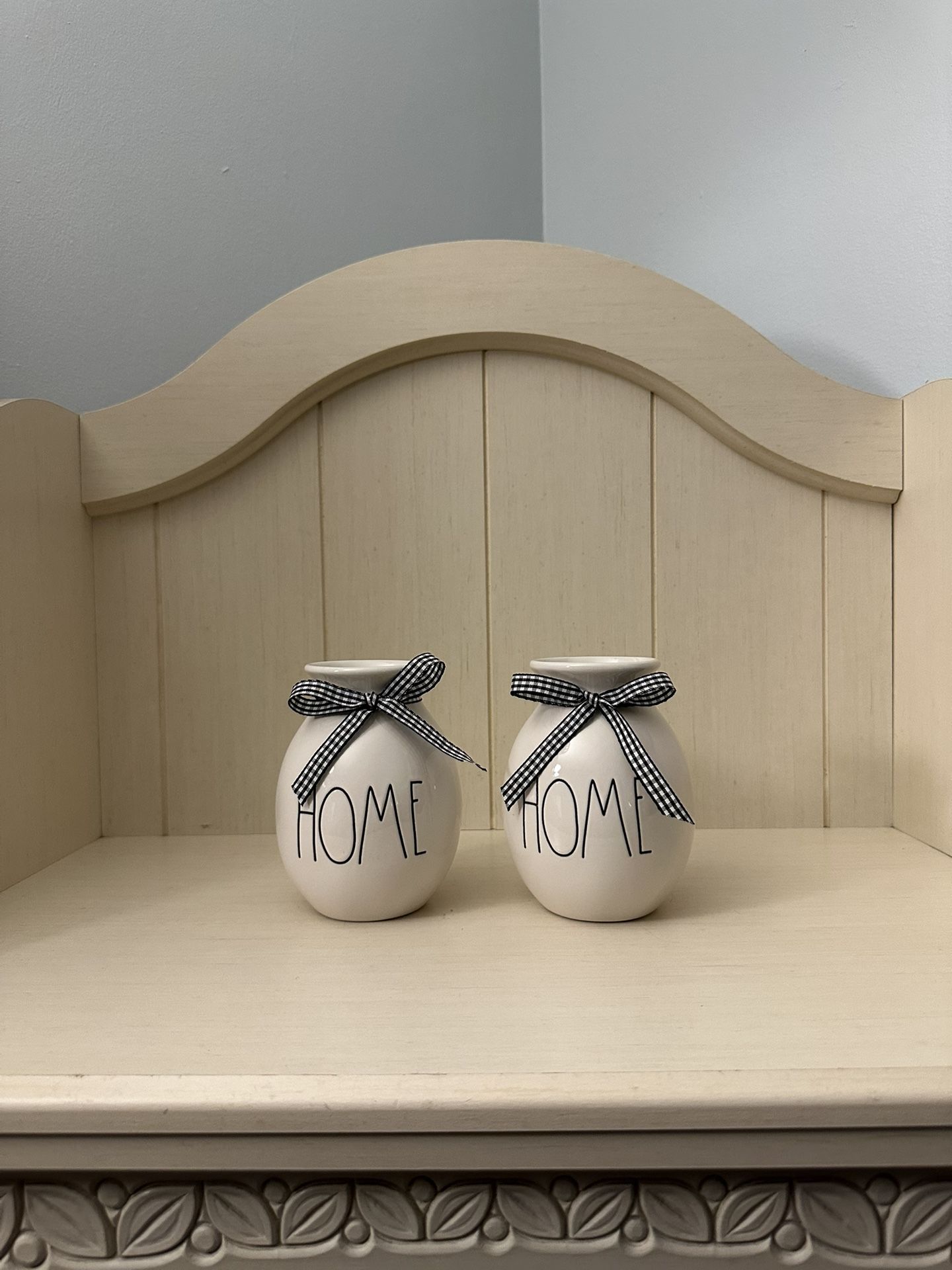 Rae Dunn Farmhouse Style Bud Vases Set Of Two