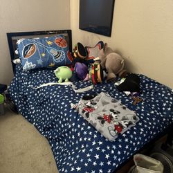 Twin Bed With Mattress 