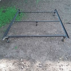 Queen Size Metal Bed Frame Rails