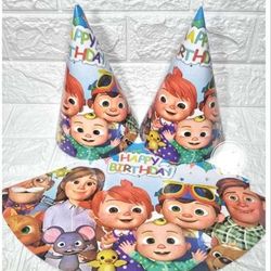 Cocomelon Party Hats