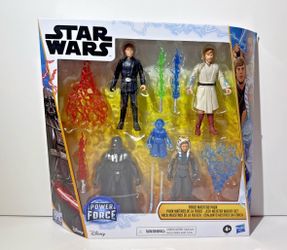 Star Wars Epic World of Action Force Masters Pack Vader Obi-Wan Luke Yoda New