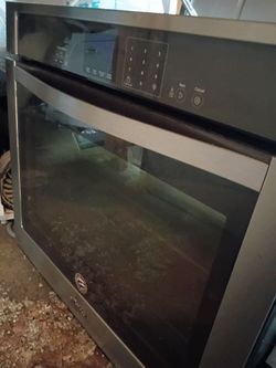 30" stainless smart whirlpool single wall oven electric