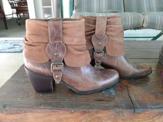 Women's Western Leather Dancing Boots Size