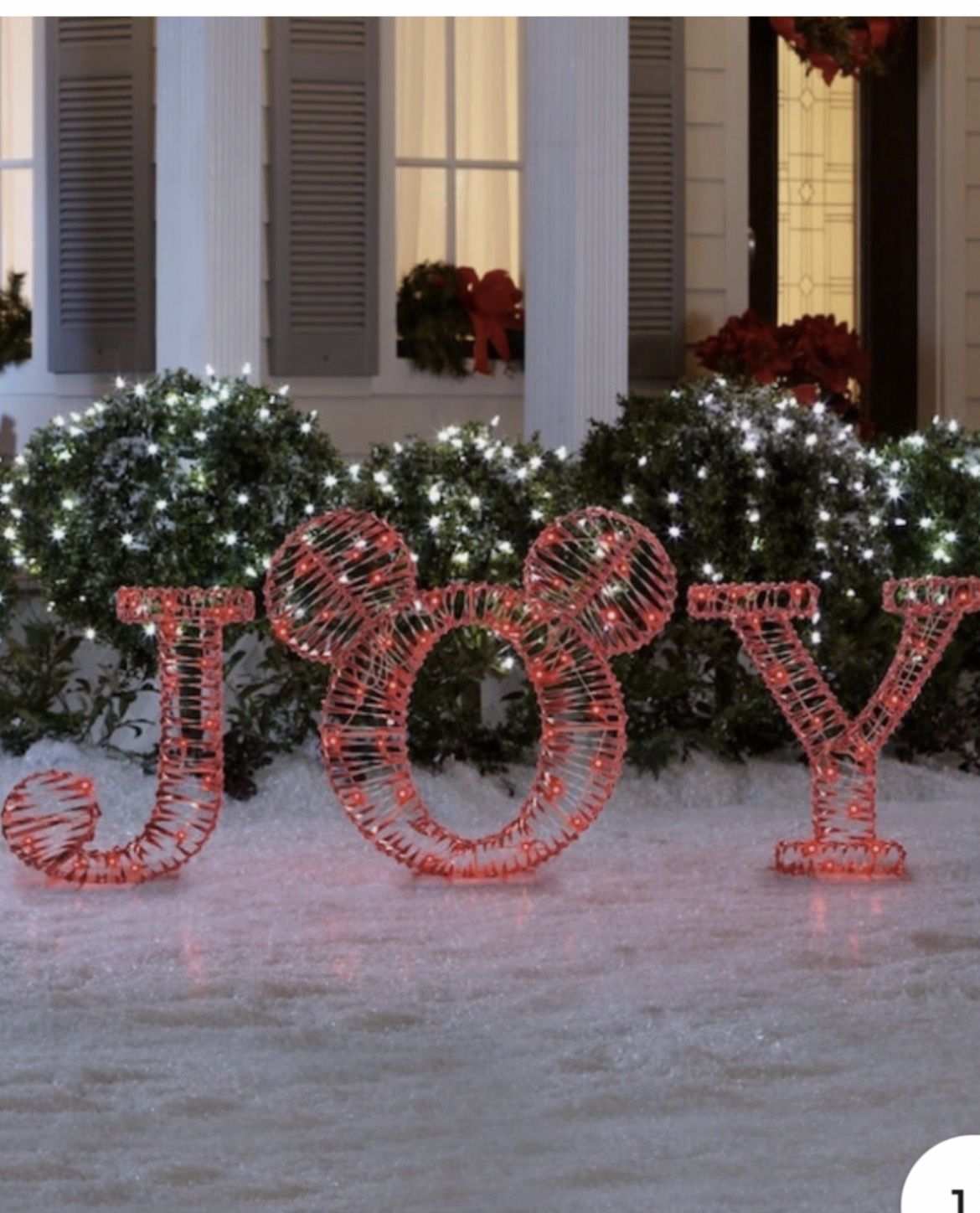 Brand New In Box Disney Christmas Decor