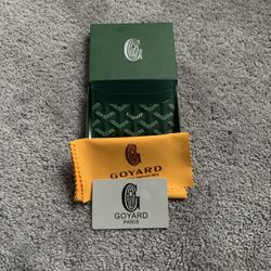Goyard Cardholder Green And Yellow 