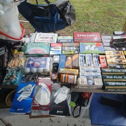 Over 300 Golf Balls  Clubs Pin Seeker,golf Range Finder Golf Tees Gloves Ect