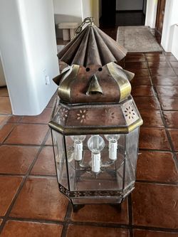 Antique Copper Chandelier