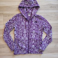 The North Face Women's Purple, White Paisley Hoodie Size M