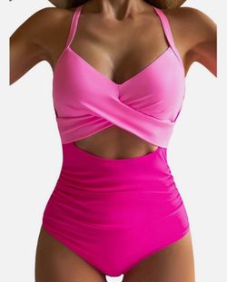 New Women’s  Pink two tone One piece  Eomenie Size L
