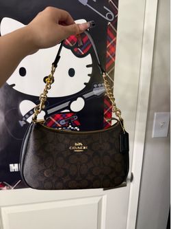 Coach Teri Shoulder Bag Signature Canvas like new