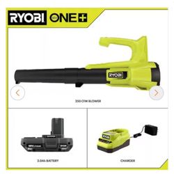 RYOBI ONE+ 18V 90 MPH 250 CFM Cordless Battery 
