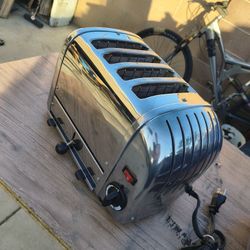 Classic DUALIT 4 Slice Vario Toaster Polished Stainless Steel - Made in the UK