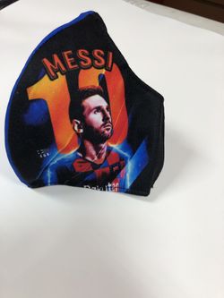 Lionel Messi Barcelona Face Mask
