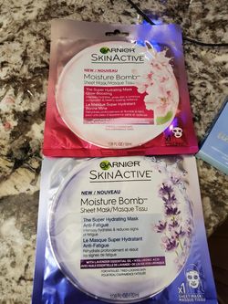 Two spa facial masks, new