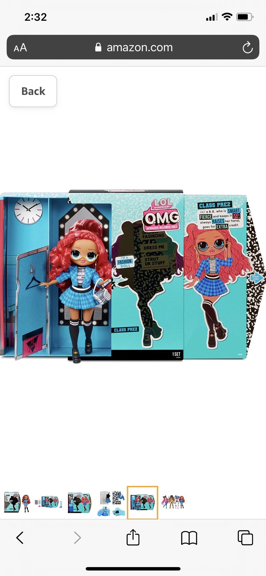 LOL Surprise OMG Series 3 Class Prez Fashion Doll