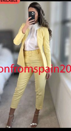 ZARA WOMAN NEW HIGH-WAISTED PANTS