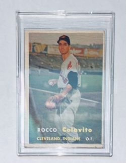 1957 Topps #212 Rocco Calivito