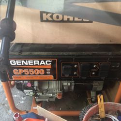Generac Portable Generator Gasoline -Powered - GP 5500 ( 5500 running watts, 6875 starting watts)- good for storm weather situations Local Pickup Only