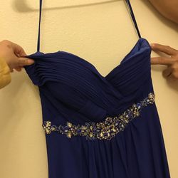 Blue Prom dress