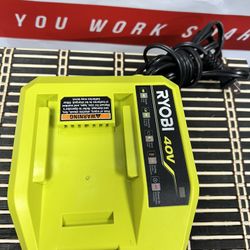 RYOBI 40-Volt Lithium-Ion Quick Charger
